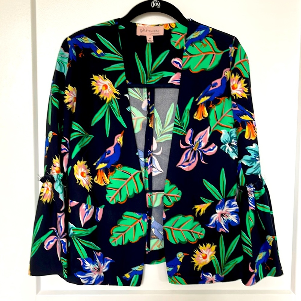 Patterned blazer